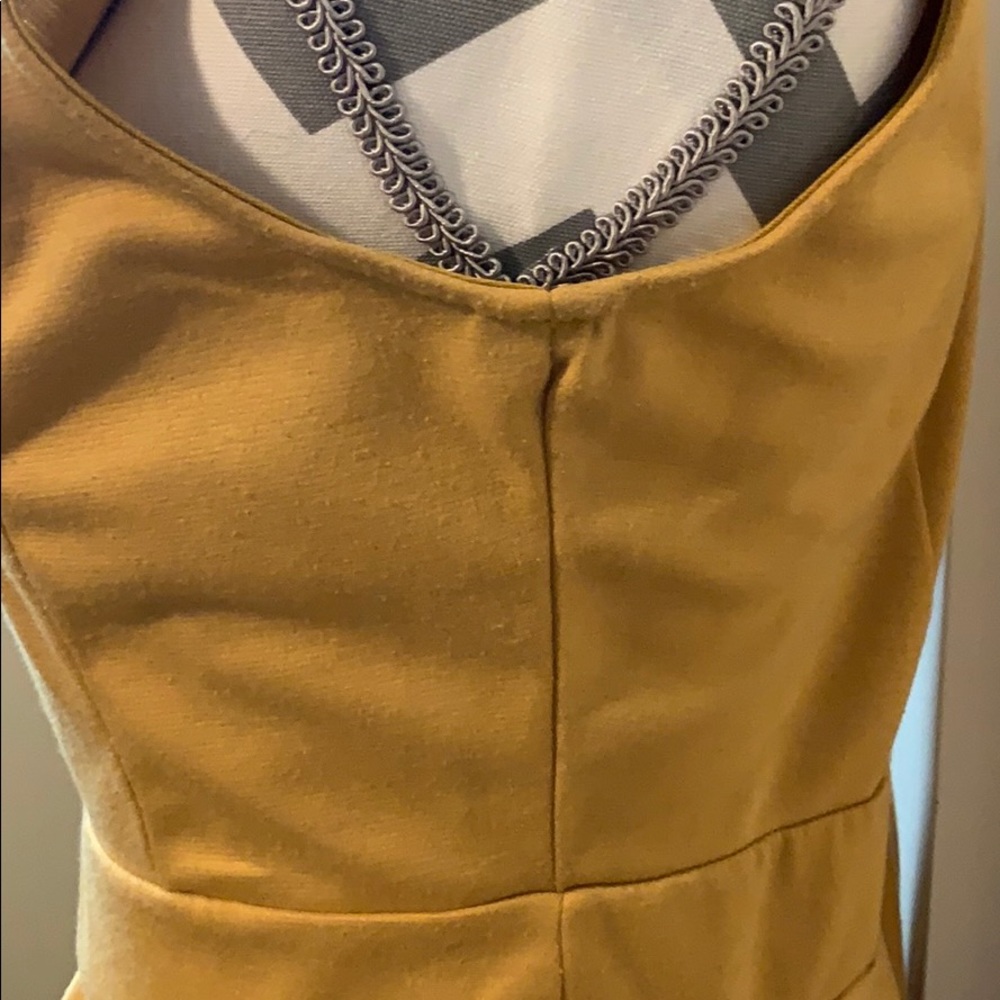 ModCloth Yellow Star Peter Pan Sequin Collar L - Picture 5 of 8